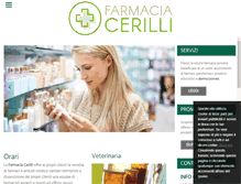 Tablet Screenshot of farmaciacerilli.com